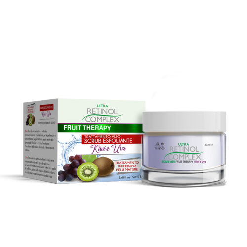 Ultra Complex Retinol Scrub exfoliant de fata cu kiwi si struguri pentru ten matur 50ml
