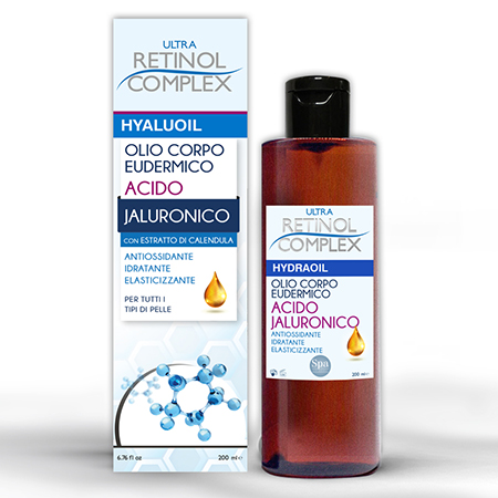 Retinol Complex Ulei de corp cu acid hialuronic 200ml