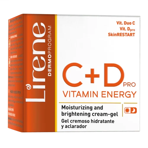 LIRENE Gel cremos hidratant C+D+E zi si noapte, 50ml