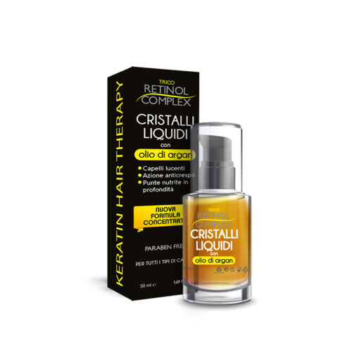 Retinol Complex Tratament Cristale lichide pentru par cu Ulei de ARGAN 50ml