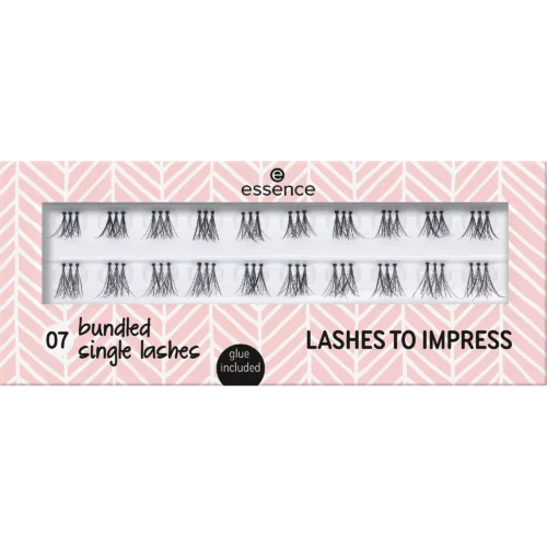 Essence gene false LASHES TO IMPRESS 07 bundled single lashes