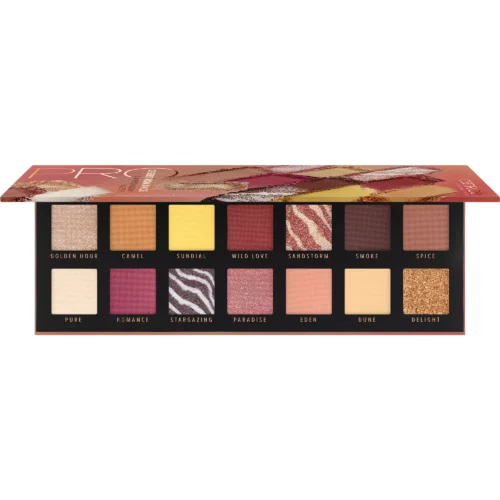 Paletă de farduri pentru pleoape Pro Desert Romance Slim