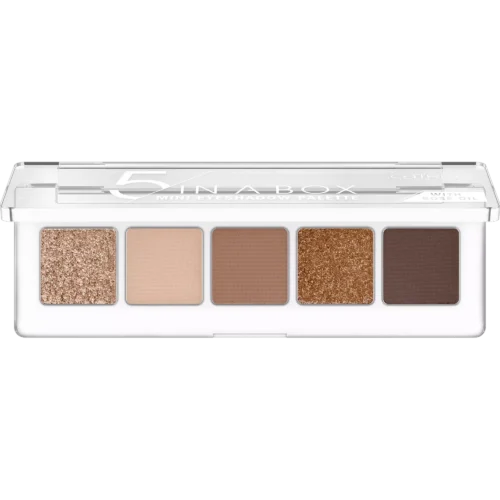 catrice Paletă de farduri pentru pleoape 5 In A Box Mini 010 - Golden Nude Look