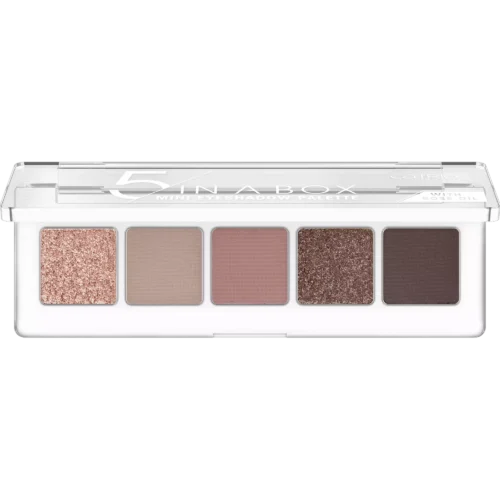 catrice Paletă de farduri pentru pleoape 5 In A Box Mini 020 - Soft Rose Look - 1 catrice Paletă de farduri pentru pleoape 5 In A Box Mini 020 - Soft Rose Look