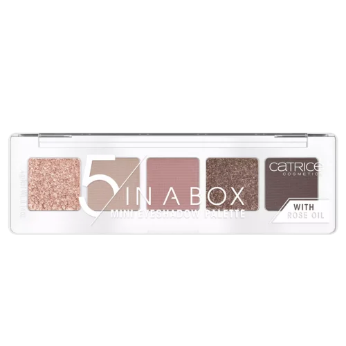 catrice Paletă de farduri pentru pleoape 5 In A Box Mini 020 - Soft Rose Look
