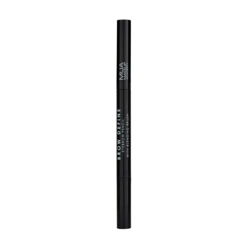 MUA MAKEUP ACADEMY Eyebrow Pencil & Brush creion sprancene - Black