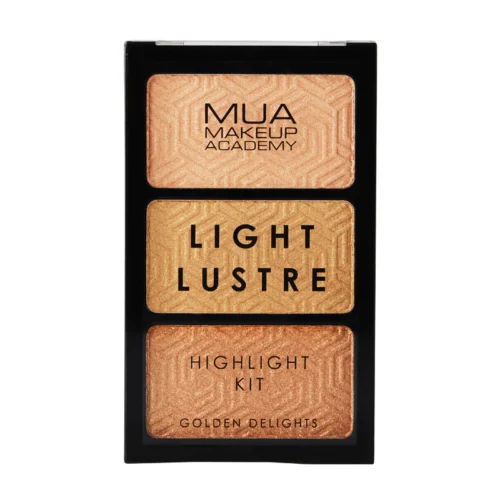 MUA MAKEUP ACADEMY Paleta Iluminator Light Lustre Golden Delights