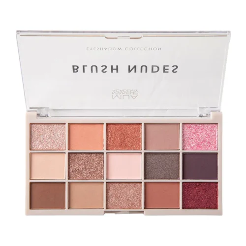 MUA MAKEUP ACADEMY Paleta farduri Eyeshadow Collection - Blush Nudes