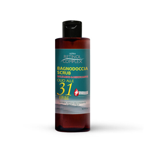Gel de dus ulei scrub cu 31 de ierburi