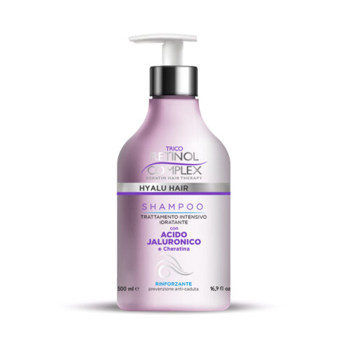 Sampon cu acid hialuronic și cheratină 500 ml