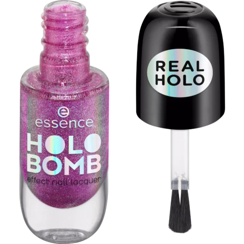 Essence Lac de unghii HOLO BOMB effect 02 - Holo Moly