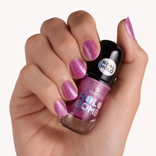 Essence Lac de unghii HOLO BOMB effect 02 - Holo Moly