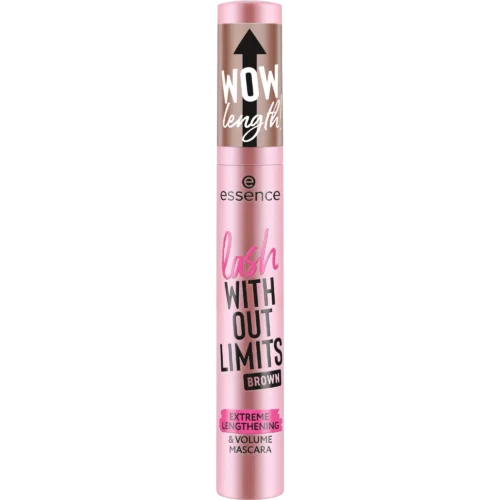 Essence Mascara lash Without Limits Brown Extreme Lengthening & Volume