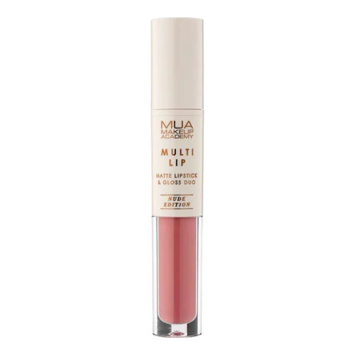 MUA MAKEUP ACADEMY Multi Lip Matte Lipstick si Gloss duo - Bloom - 1 MUA MAKEUP ACADEMY Multi Lip Matte Lipstick si Gloss duo - Bloom