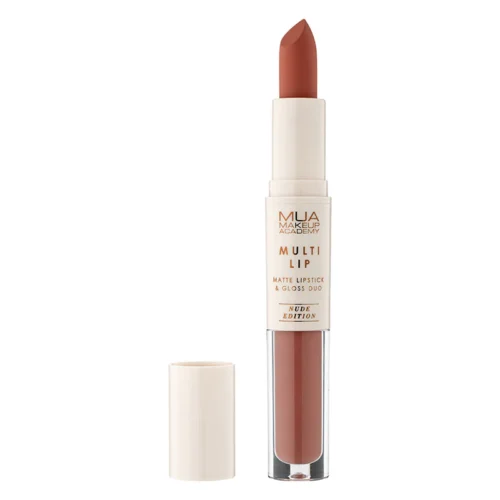 MUA MAKEUP ACADEMY Multi Lip Matte Lipstick si Gloss duo - Classic