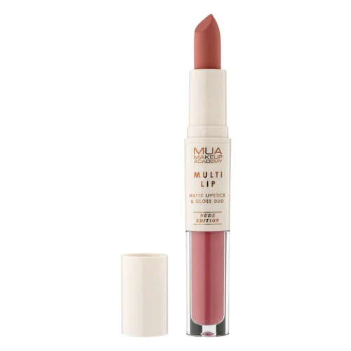 MUA MAKEUP ACADEMY Multi Lip Matte Lipstick si Gloss duo - Soul