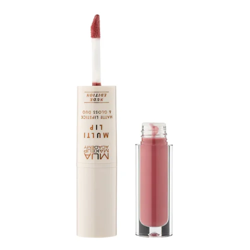MUA MAKEUP ACADEMY Multi Lip Matte Lipstick si Gloss duo - Soul