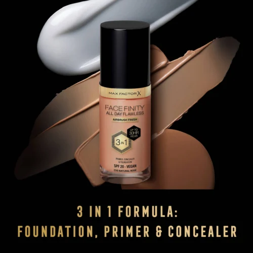 Max Factor Fond de ten lichid facefinity all day flawless 3in1 - C50 Natural Rose
