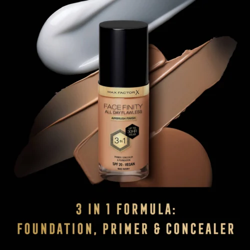 Max Factor Fond de ten lichid facefinity all day flawless 3in1 - N42 Ivory