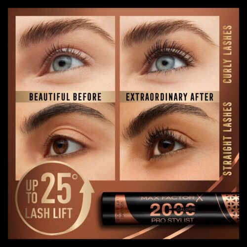 Max Factor Mascara 2000 Calorie Pro Stylist - Black
