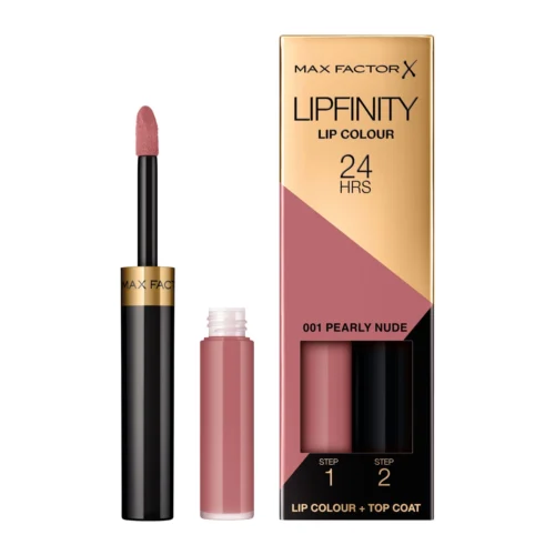 Max Factor Ruj Rezistent La Transfer Lipfinity 24H - 001 Pearly Nude - 1 Max Factor Ruj Rezistent La Transfer Lipfinity 24H - 001 Pearly Nude