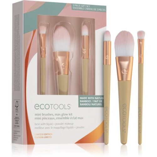 Ecotools Set machiaj Glow Collection Max Glow Mini Conjunto de Pinceis