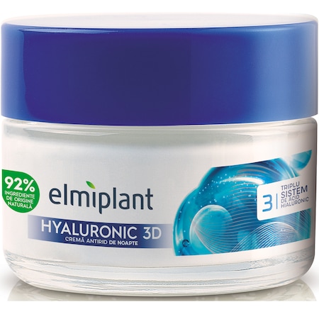 Elmiplant Crema antirid de noapte Hyaluronic 50 ml