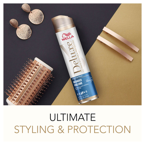 Fixativ pentru par Wella Deluxe Wonder Volume 3/5 cu fixare ultra