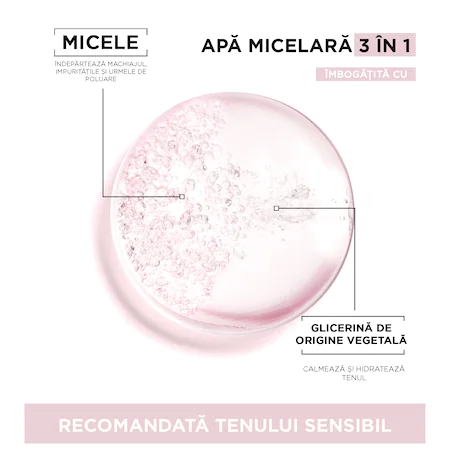 Garnier Apa micelara Skin Naturals pentru ten sensibil 400 ml