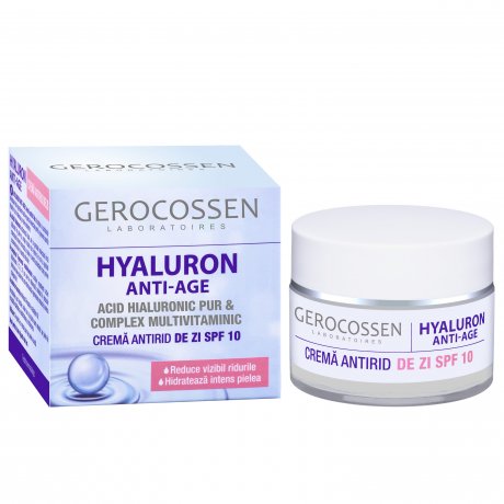 Gerocossen Crema antirid de zi SPF 10 Hyaluron Anti-Age 50 ml Gerocossen Crema antirid de zi SPF 10 Hyaluron Anti-Age 50 ml