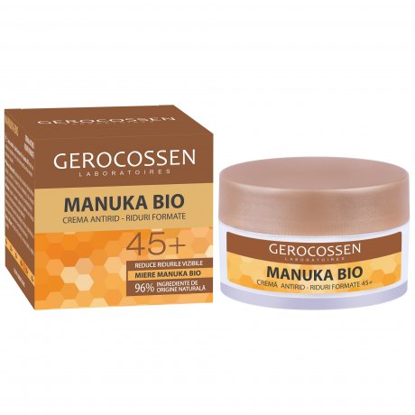 Gerocossen Crema antirid - riduri formate 45+ Manuka Bio 50 ml