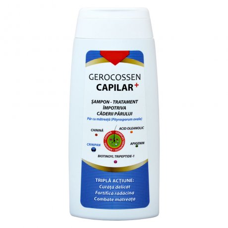Gerocossen Sampon impotriva caderii parului pentru par cu matreata Capilar+ 275 ml Gerocossen Sampon impotriva caderii parului pentru par cu matreata Capilar+ 275 ml