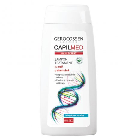 Gerocossen Sampon tratament pentru par gras Capilmed 275 ml