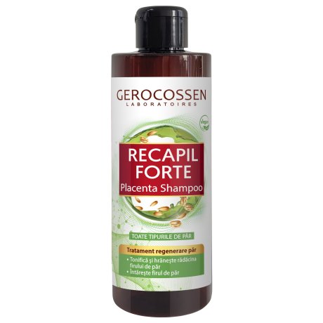 Gerocossen Sampon tratament regenerare par cu placenta Recapil Forte 400 ml Gerocossen Sampon tratament regenerare par cu placenta Recapil Forte 400 ml