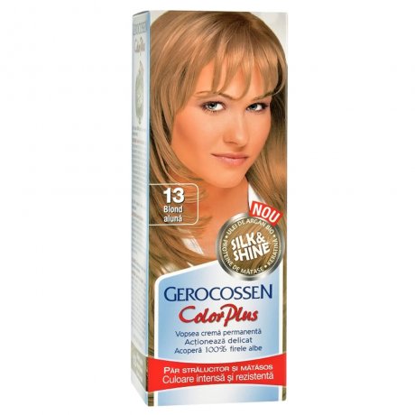 Gerocossen Vopsea de par Silk&Shine 13 Blond Aluna - Color Plus 50ml