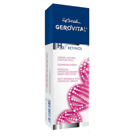 Gerovital Crema H3 Retinol antirid contur ochi 15 ml