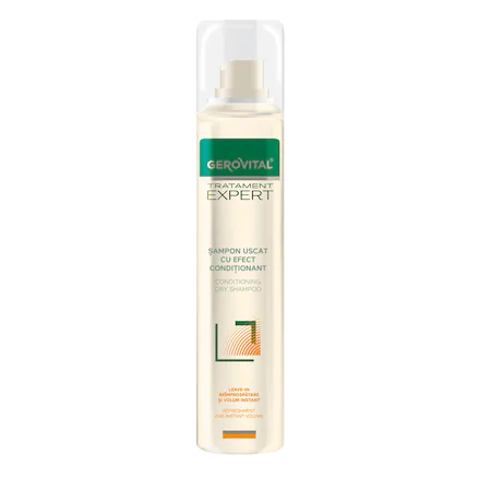 Gerovital Sampon uscat cu efect conditionant Tratament Expert 200 ml Gerovital Sampon uscat cu efect conditionant Tratament Expert 200 ml