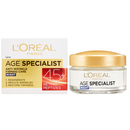 L’Oréal Paris Crema antirid pentru fata Age Specialist 45+ de noapte 50 ml