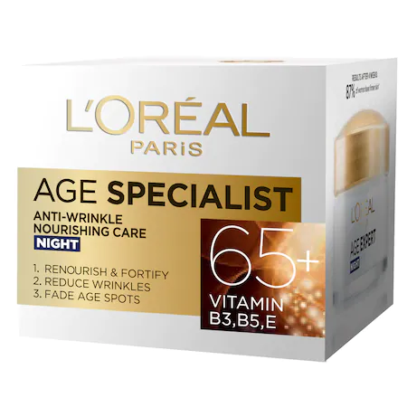 L’Oréal Paris Crema antirid pentru fata Age Specialist 65+ de noapte 50 ml