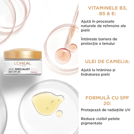 L’Oréal Paris Crema antirid pentru fata Age Specialist 65+ de zi 50 ml