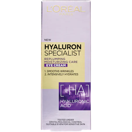 L'Oreal Paris Crema de ochi antirid Hyaluron Specialist cu acid hialuronic 15 ml