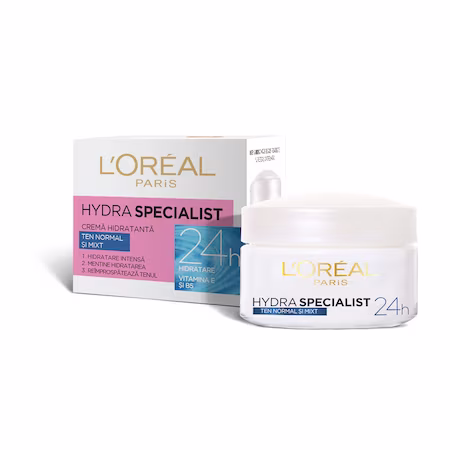 L’Oréal Paris Crema hidratanta pentru fata Hydra Specialist pentru ten normal si mixt 50 ml