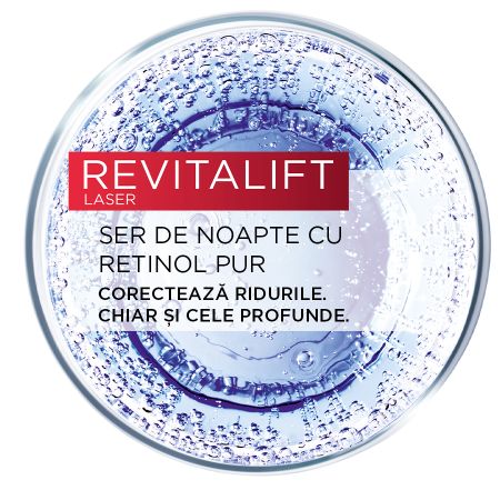 L’Oréal Paris Revitalift Laser Ser antirid de noapte imbogatit cu 0.2% retinol pur 30 ml