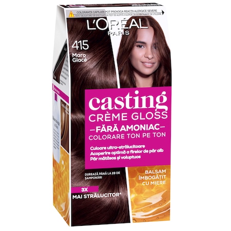 L'Oreal Paris Vopsea de par Casting Creme Gloss 415 Maro Glace - fara amoniac