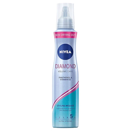 Nivea Spuma par Diamond Volume, Nivel de fixare 5, 150ml