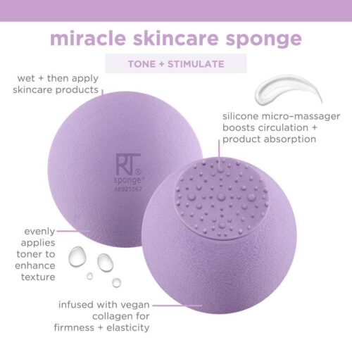 Real Techniques Burete miracle skincare sponge +ANTIMICROBIAL*
