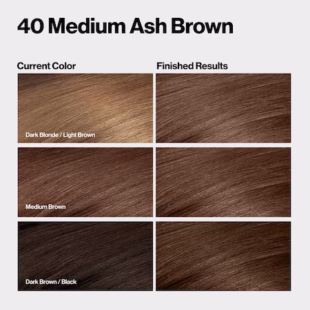 Revlon Vopsea de par ColorSilk 40 Mediu Ash Brown fara amoniac