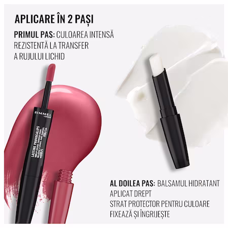 Rimmel London Ruj rezistent lichid Lasting Provocalips 210 Pinkcase of emergency