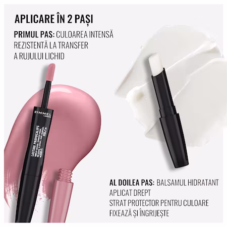 Rimmel London Ruj rezistent lichid Lasting Provocalips 220 Come up roses