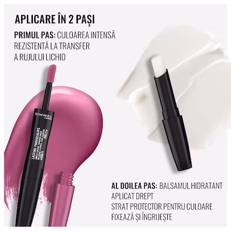 Rimmel London Ruj rezistent lichid Lasting Provocalips 410 Pinky promise